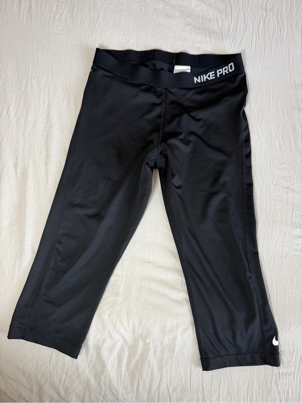 Nike Women o Performance Capri Leggings Black Size XL